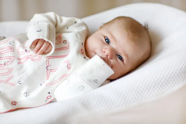 Portrait of cute adorable newborn baby child — Stock Photo, Image