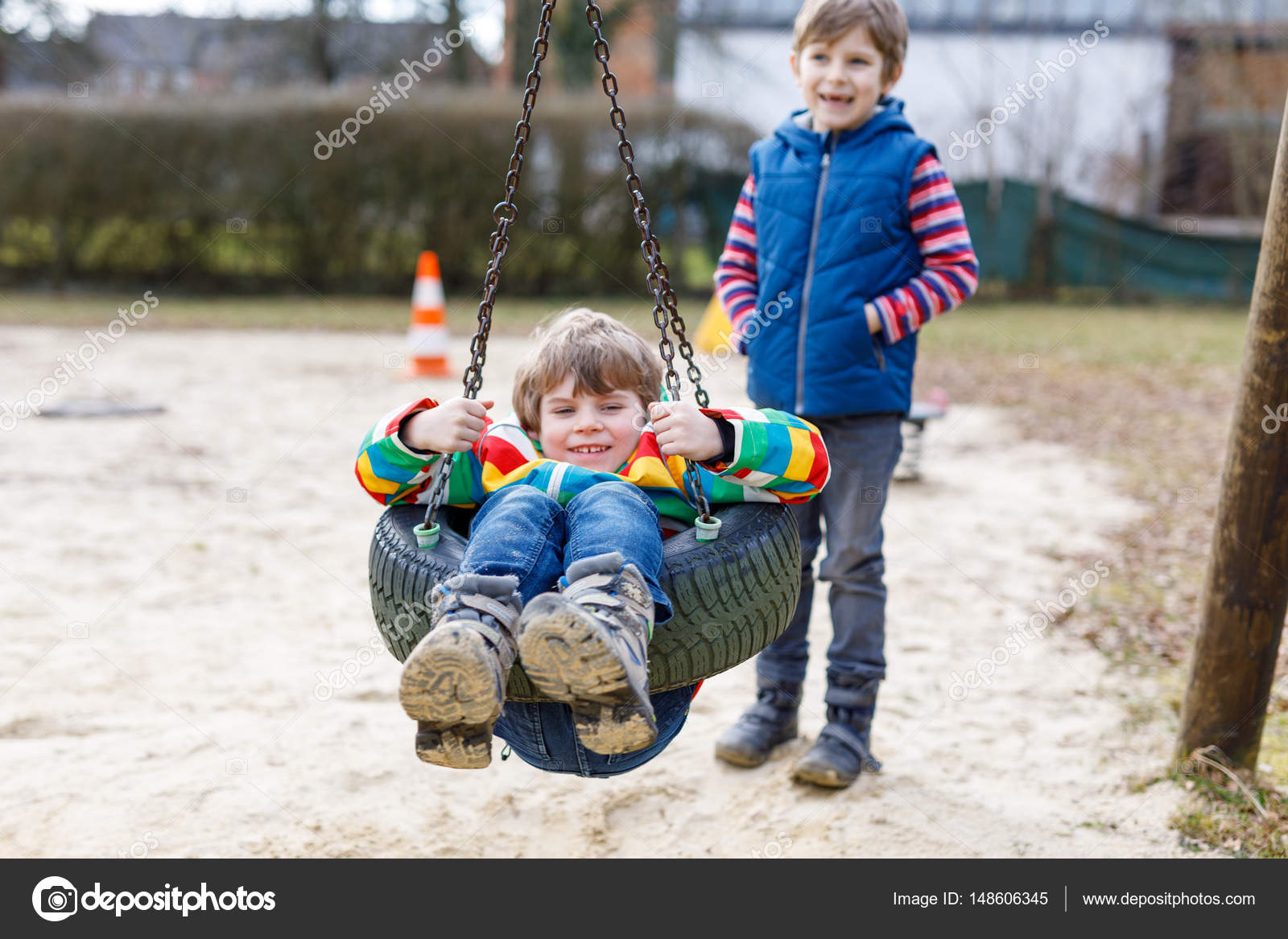 two kid swing