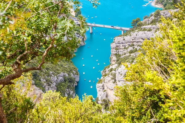 峡デュ Verdon、フランス、ヨーロッパのプロヴァンス。L の美しい景色 — ストック写真