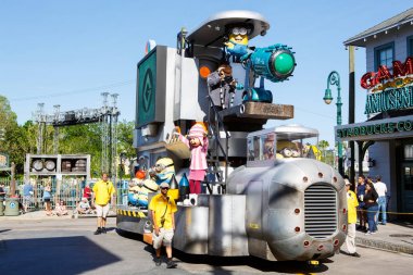 Orlando, Fl-Nisan 19 2016: Parade kölelerinin Orlando ABD'de Universal Studios Park