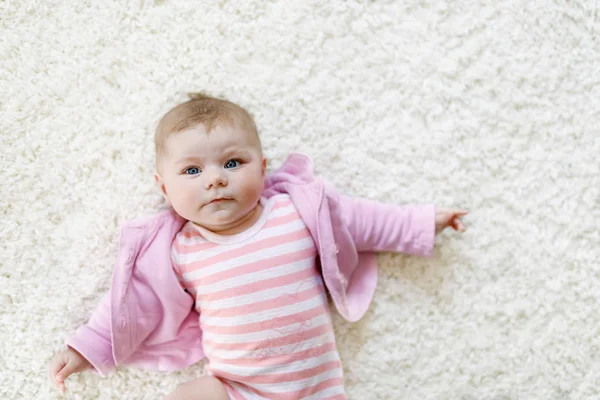 Portrait of cute adorable newborn baby child — Stock Photo, Image
