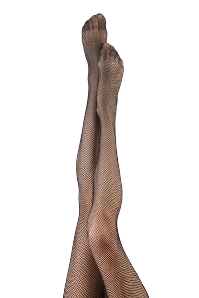Красивые Ноги Женщины Колготках — стоковое фото