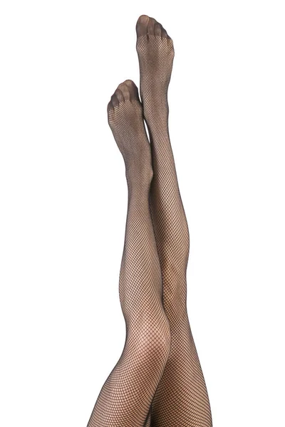 Красивые Ноги Женщины Колготках — стоковое фото