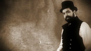 Bir yılan yağı satıcısı gibi satış için vintage tonik
