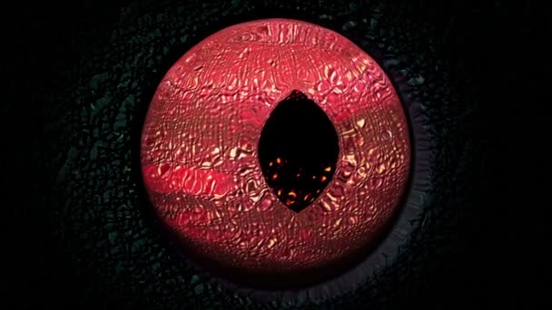 邪恶的眼睛动画 — 图库视频影像