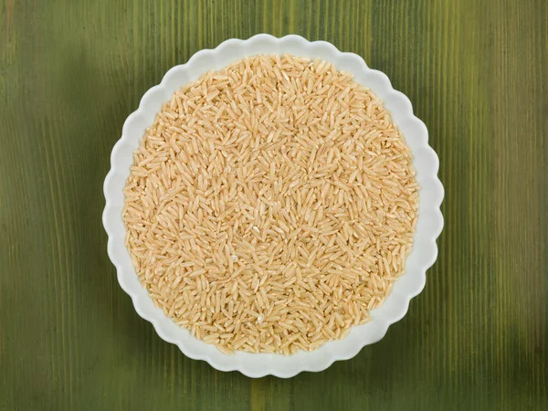 Riz brun à grains entiers — Photo