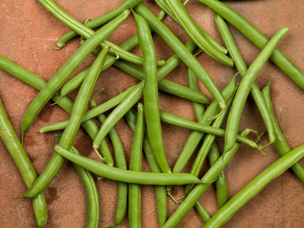 Grüne Bohnen oder französische Bohnen — Stockfoto