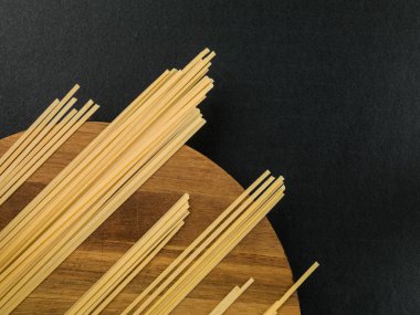 İtalyan tarzı Linguini makarna kurutulmuş