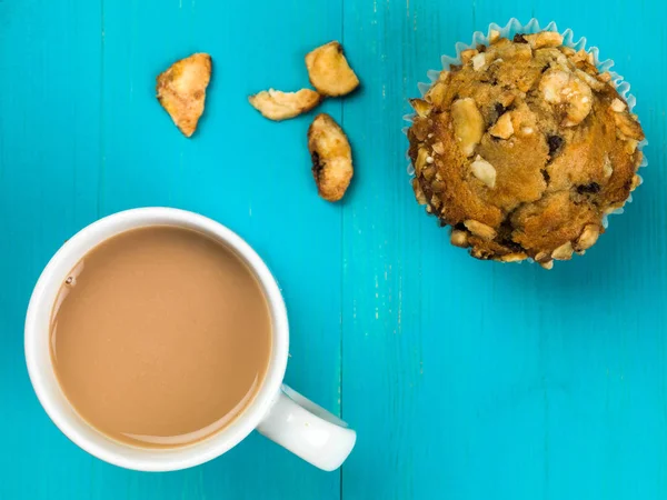 Muffins aux pépites de banane et chocolat — Photo