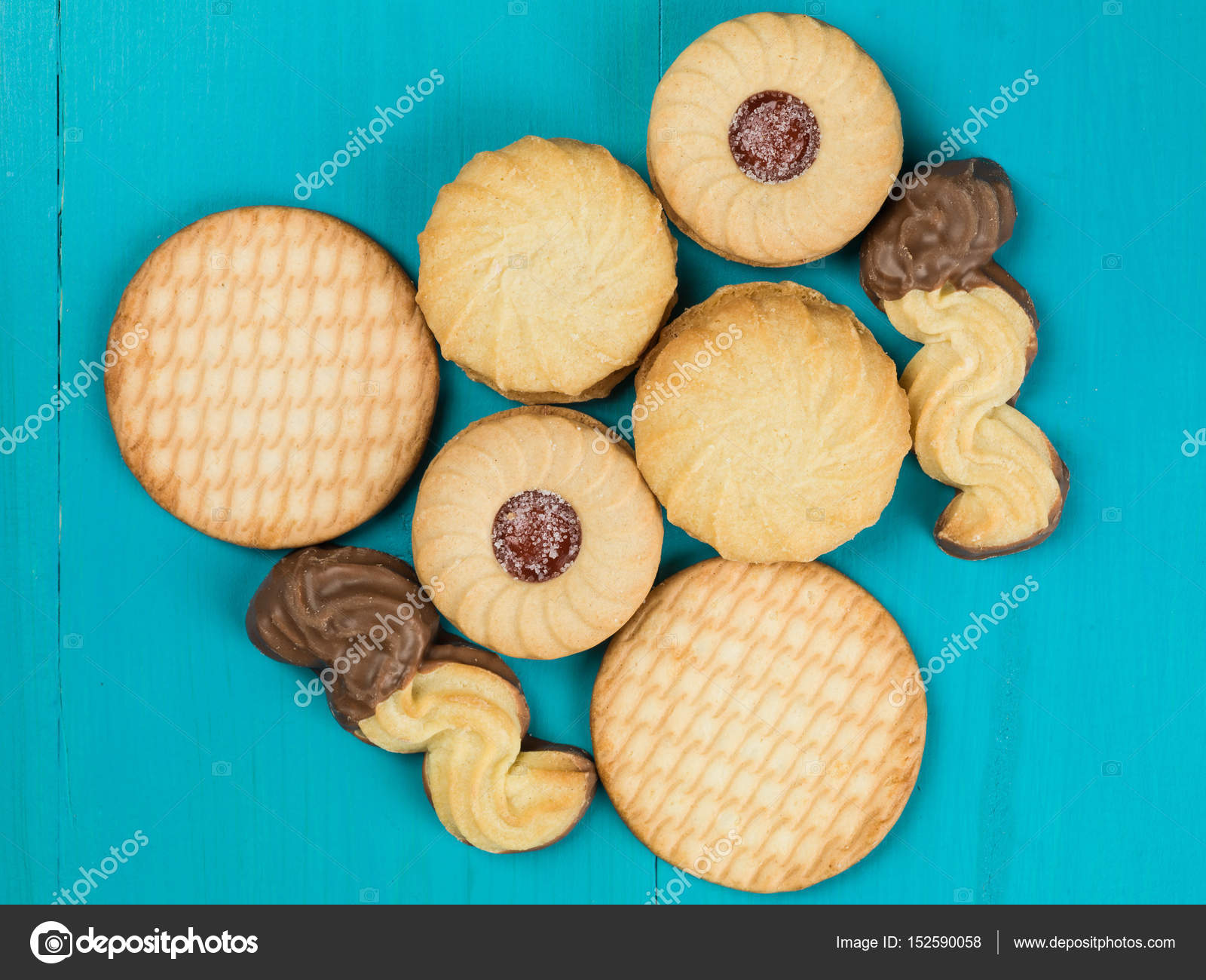 Selection of Afternoon Tea Biscuits Stock Photo by ©richardmlee 152590058