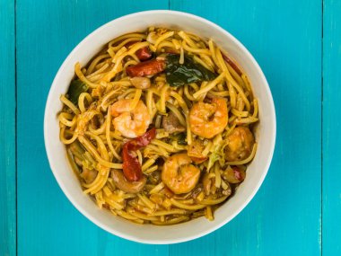 Kase Tay baharatlı Kral karides erişte