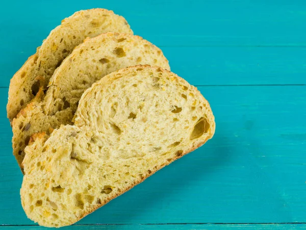 Slices of Baked Corn Bread — Stock Photo, Image