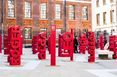 Kan kanseri bilinçlendirme Paternoster Meydanı Londra, Eylül 2017