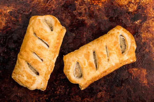 Sausage Rolls in Pastry — Stock Photo, Image