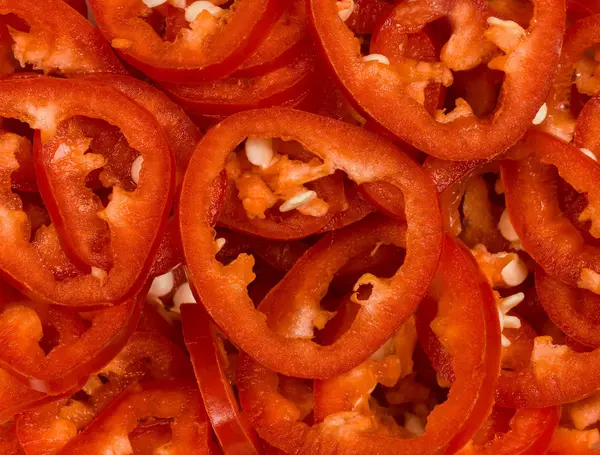 Sliced Red Chilli — Stock Photo, Image