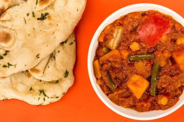 Indian Style Vegetarian Masala Curry — Stock Photo, Image