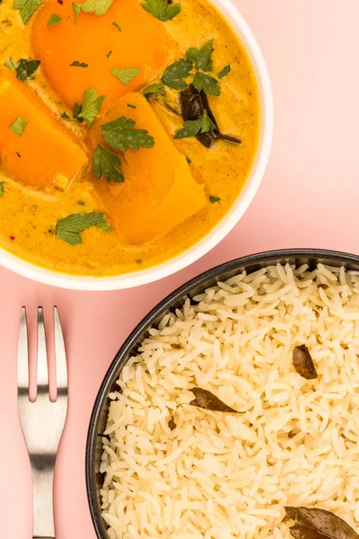 Indian Style Butternut Squash Curry — Stock Photo, Image