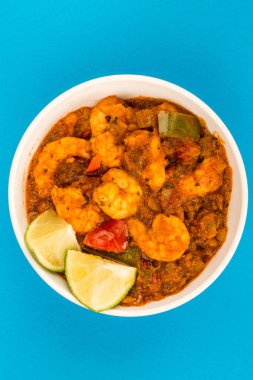 Baharatlı Kral karides Bhuna köri