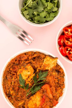 Körili tavuk Balti Hint tarzı