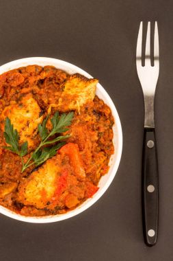 Körili tavuk Balti Hint tarzı