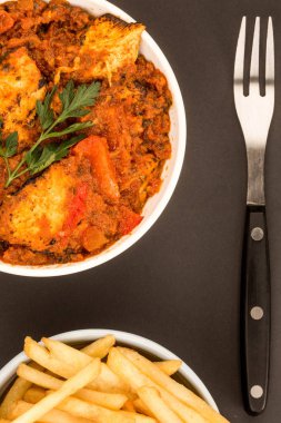 Körili tavuk Balti Hint tarzı