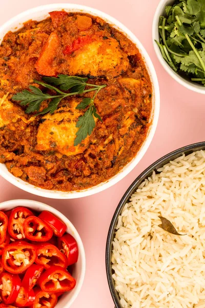Indian Style Chicken Balti Curry — Stock Photo, Image