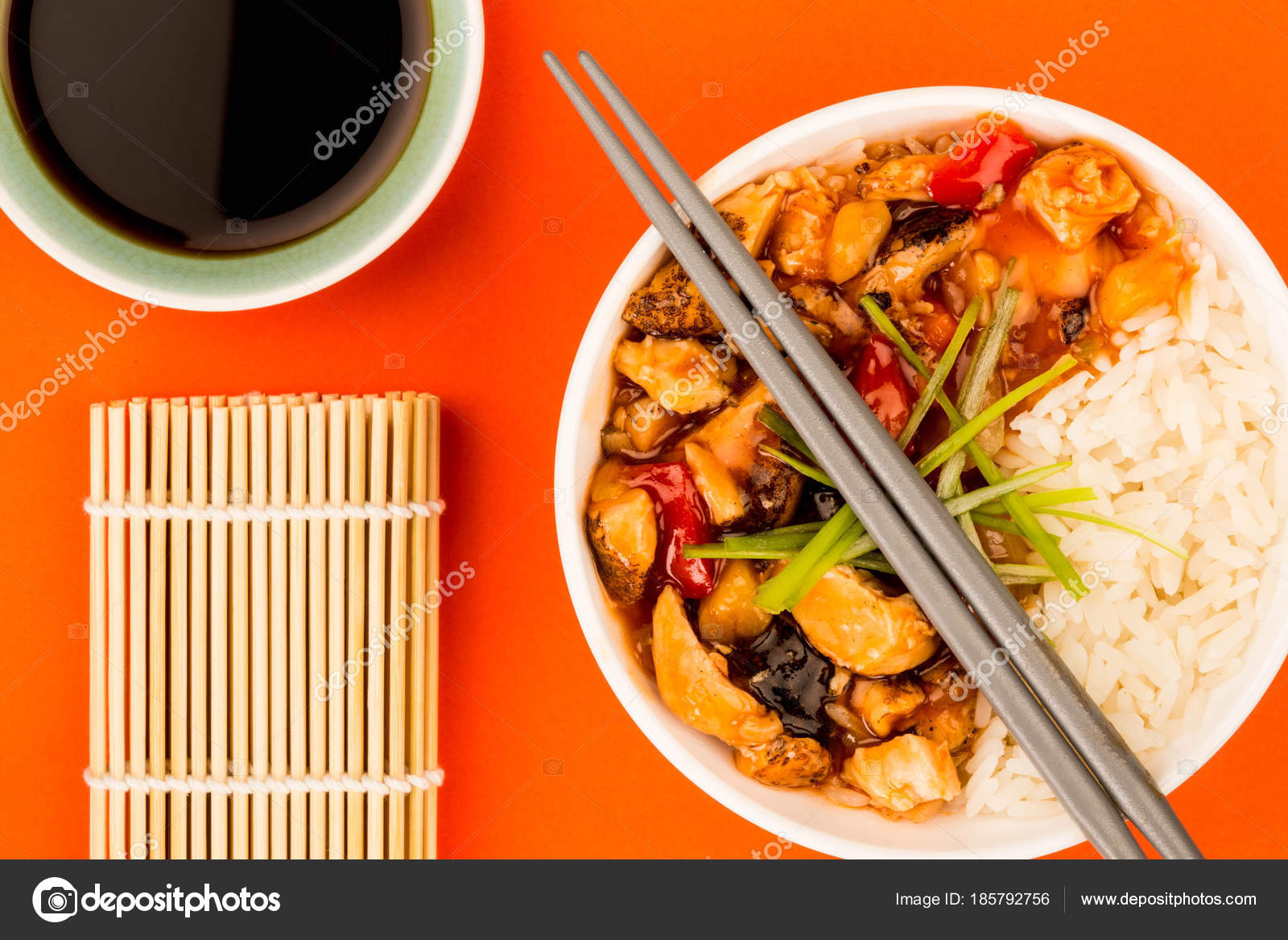 Cantonese Style Sweet And Sour Chicken With Rice Stock Photo C Richardmlee 185792756 The sweetness of the pineapple juice and sugar, contrasting with the sourness of the vineagar. https depositphotos com 185792756 stock photo cantonese style sweet and sour html