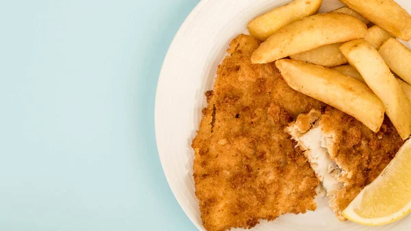 Traditionele populaire Fish And Chips — Stockfoto