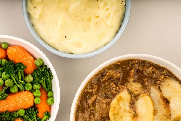 Traditionelle Lammlancashire Hotpot Auflauf — Stockfoto