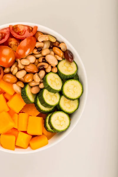 Vegano o vegetariano batata dulce y frijoles Buddha Bowl —  Fotos de Stock