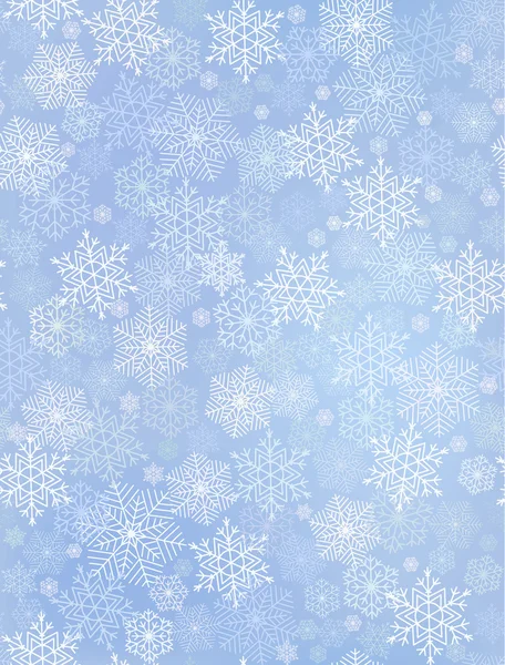 Fond avec flocons de neige — Image vectorielle