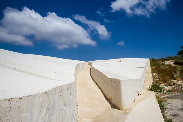 Gibellina, Cretto di Burri 스톡 이미지