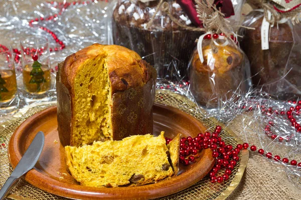 El panettone de Navidad — Foto de Stock