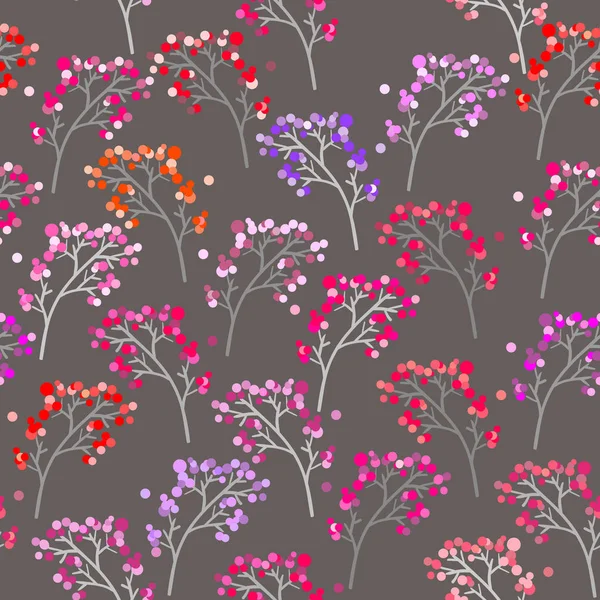 Seamless floral pattern with spring branches — Stock Vector