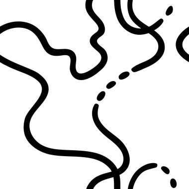 Dalgalı çizgileri olan siyah ve beyaz, pürüzsüz desenler.