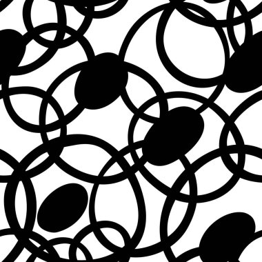 Soyut siyah ve beyaz kusursuz desen