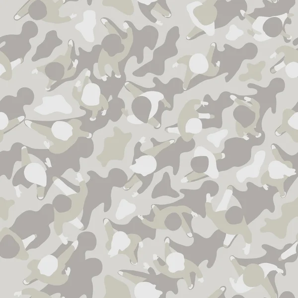 Camuflaje Hecho Gente Arriba — Vector de stock