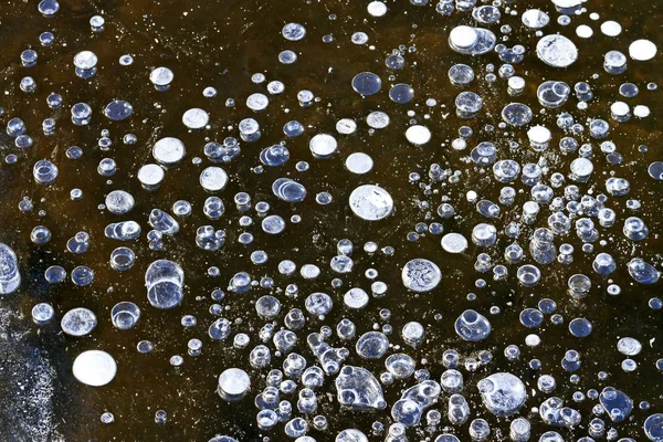 Gelembung udara beku — Stok Foto