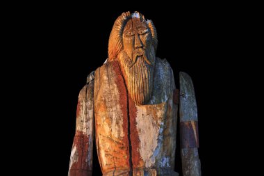 İskandinav Tanrı Odin izole siyah arka plan, efsaneleri, mitoloji, anıtlar, idoller, Odin, Scandinavia, oluşturma Yüce Tanrı