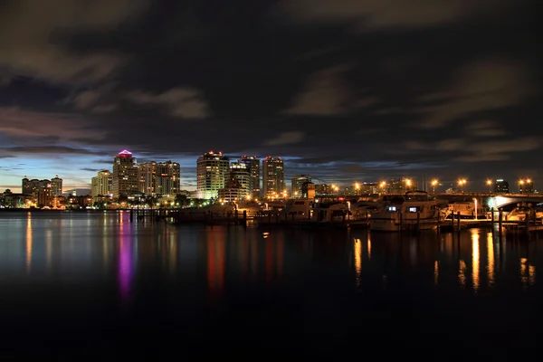 Skyline de West palm beach — Fotografia de Stock