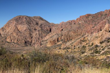 Chisos dağlar manzara 
