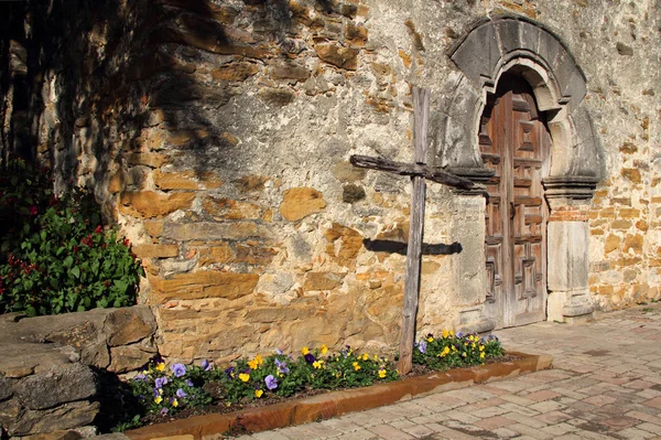 Historic Mission Espada — Stock Photo, Image