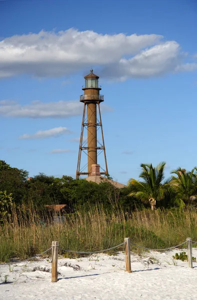 Historický Ostrov Sanibel maják — Stock fotografie