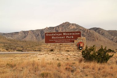 Guadalupe Dağları Milli Parkı girişi