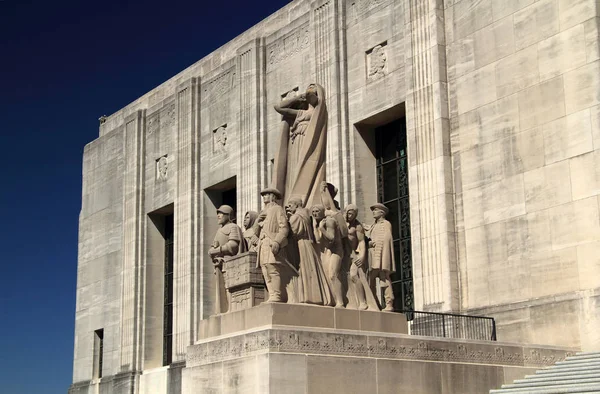 Luisiana Capitolio Estatal Edificio Esculturas — Foto de Stock