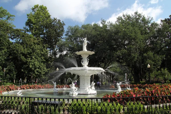 Histórico Forsyth Park — Fotografia de Stock