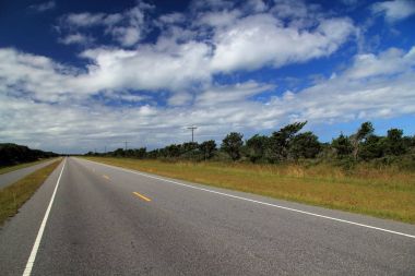 Ocracoke Adası üzerinden doğal yol