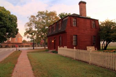 Williamsburg, Va 6 Ekim: Lightfoot Tenement Colonial Williamsburg sayısız ziyaretçi her yıl 6 Ekim 2017 Williamsburg, Va çekmek çok sayıda tarihi yapılar biridir