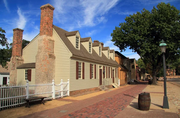 Williamsburg Oktober Colonial Williamsburg Känd För Sina Många Historiska Hem — Stockfoto