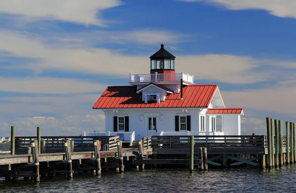 Roanoke Marshes Lighthouse Manteo North Carolina — Stock Photo, Image